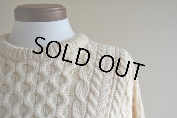 画像6: Carraig Donn フィッシャーマンセーター  MADE IN IRELAND  表記L  (6)