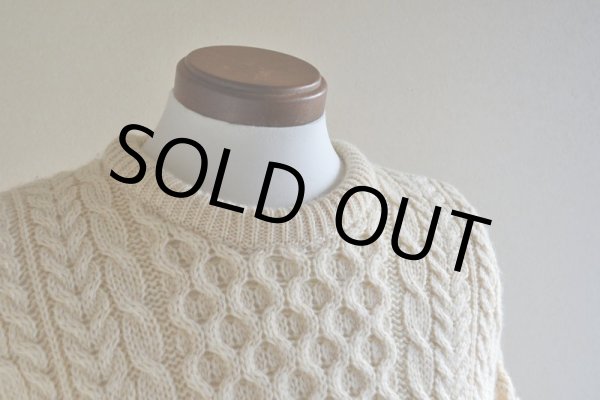 画像7: Carraig Donn フィッシャーマンセーター  MADE IN IRELAND  表記L  (7)