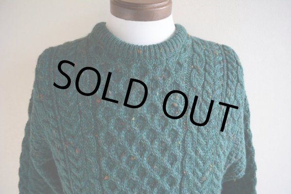 画像10: Carraig Donn フィッシャーマンセーター　 MADE IN IRELAND　 表記M  (10)