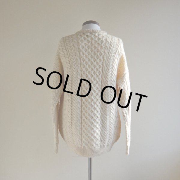 画像3: Carraig Donn フィッシャーマンセーター  MADE IN IRELAND  表記L  (3)