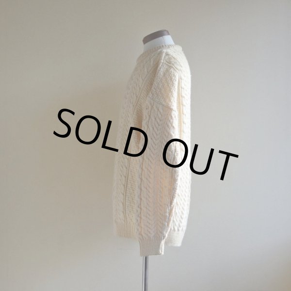 画像4: Carraig Donn フィッシャーマンセーター  MADE IN IRELAND  表記L  (4)