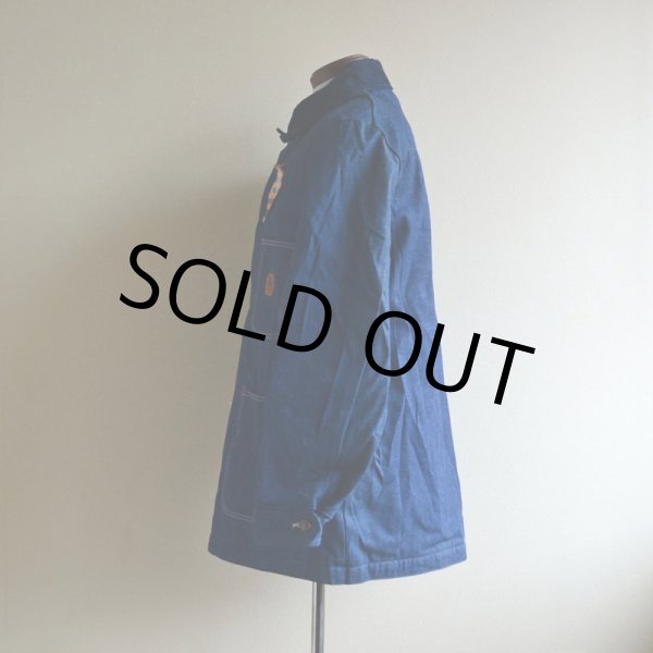 画像4: 1980s BIGBEN 裏ブランケット付デニムカバーオール　 DEAD STOCK　 表記40  (4)