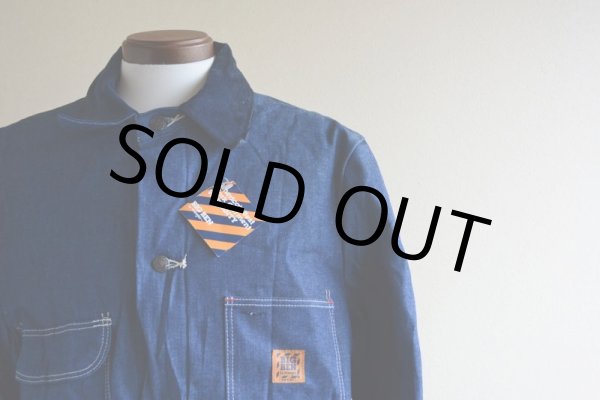 画像5: 1980s BIGBEN 裏ブランケット付デニムカバーオール　 DEAD STOCK　 表記40  (5)