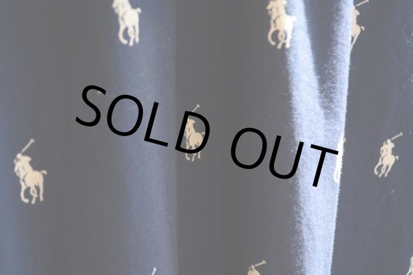 画像11: POLO RalphLauren ポニー総柄パジャマシャツ　 表記XL  (11)