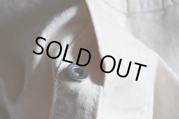 画像8: 1990s Carhartt 生成りオーバーオール  MADE IN USA  表記w38  (8)