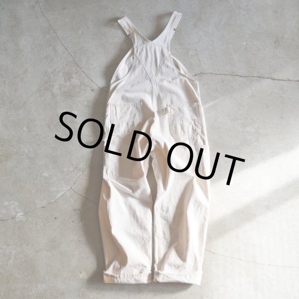 画像3: 1990s Carhartt 生成りオーバーオール  MADE IN USA  表記w38  (3)