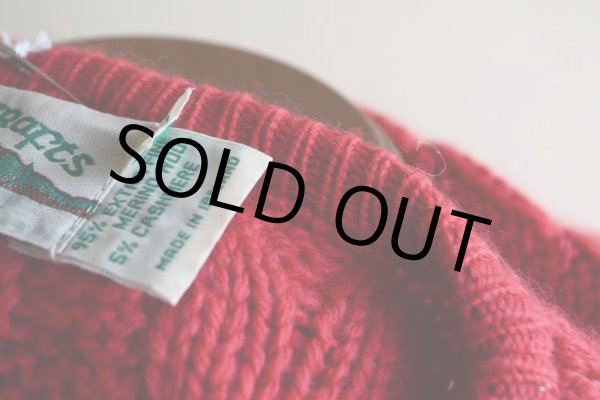 画像12: ARAN CRAFTS フィッシャーマンセーター　 MADE IN IRELAND　 表記L  (12)