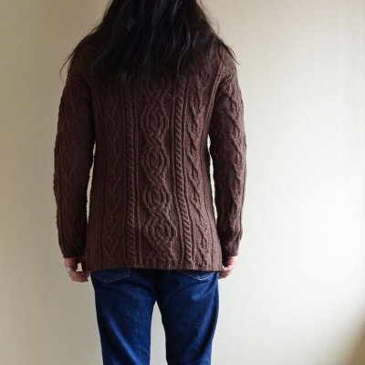 画像3: ARAN CRAFTS フィッシャーマンセーター　 MADE IN IRELAND　 表記M 