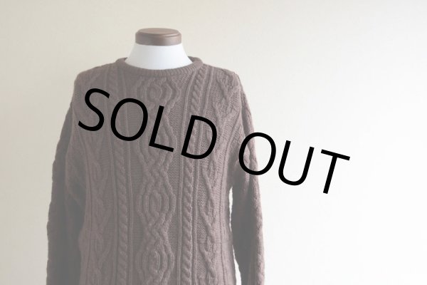 画像5: ARAN CRAFTS フィッシャーマンセーター　 MADE IN IRELAND　 表記M  (5)