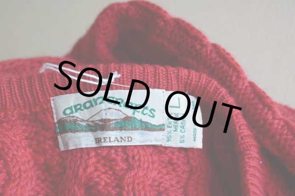 画像11: ARAN CRAFTS フィッシャーマンセーター　 MADE IN IRELAND　 表記L  (11)