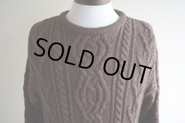 画像7: ARAN CRAFTS フィッシャーマンセーター　 MADE IN IRELAND　 表記M  (7)