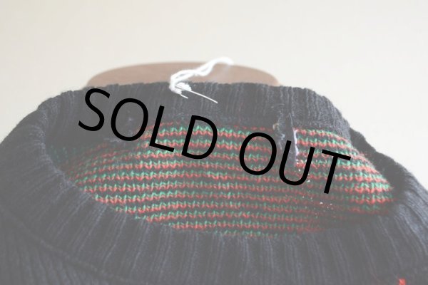 画像13: 1980s 鍵盤ジャガードセーター　 実寸M  (13)