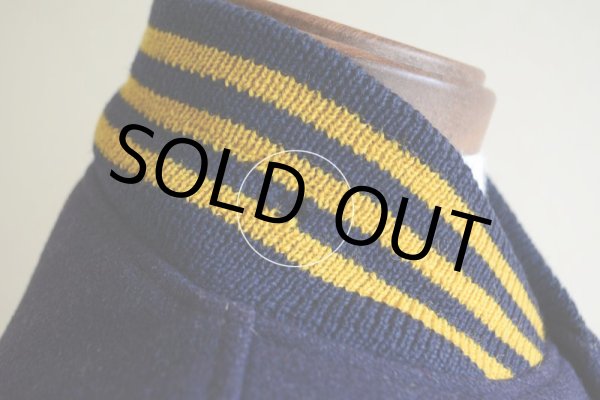 画像12: 1960s-70s THE STANDARD PENNANT CO 袖レザースタジャン  チェーン刺繍  実寸ML  (12)