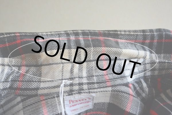 画像17: 1960s PENNEY'S ヘビーネルシャツ　 表記S  (17)