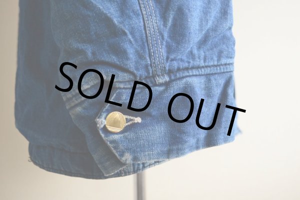 画像12: 1960s SEARS 裏ブランケット付きデニムカバーオール  表記42  (12)