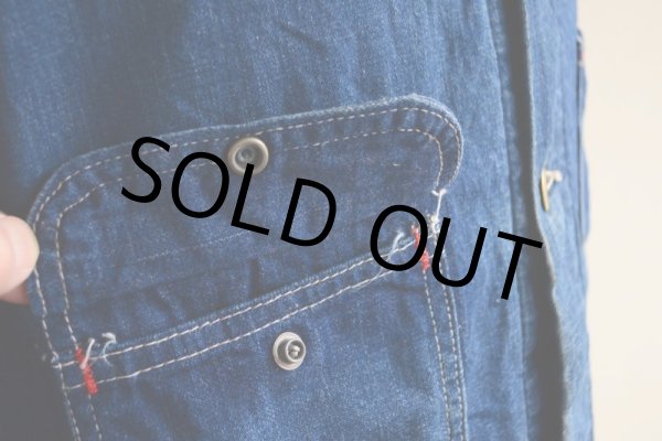 画像9: 1960s SEARS 裏ブランケット付きデニムカバーオール  表記42  (9)