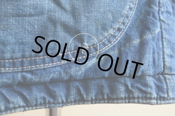 画像18: 1960s SEARS 裏ブランケット付きデニムカバーオール  表記42  (18)