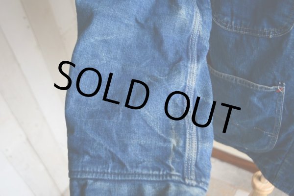 画像14: 1960s SEARS 裏ブランケット付きデニムカバーオール  表記42  (14)