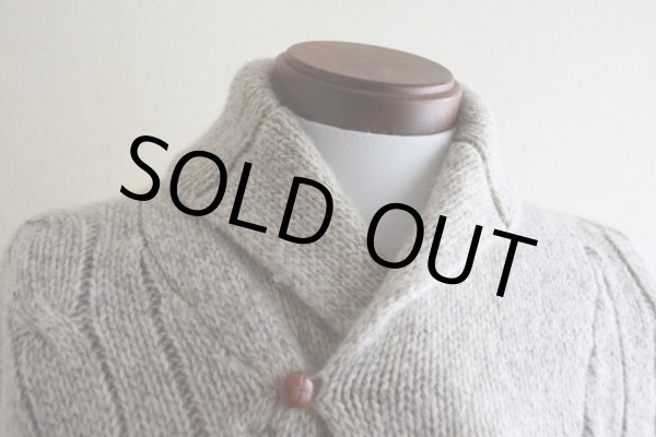 画像6: Polo RalphLauren ショールカラーカーディガン　 エルボーパッチ付き　 表記L  (6)