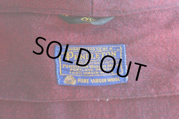 画像15: 1960s PENDLETON オンブレウールガウン  表記XL  (15)