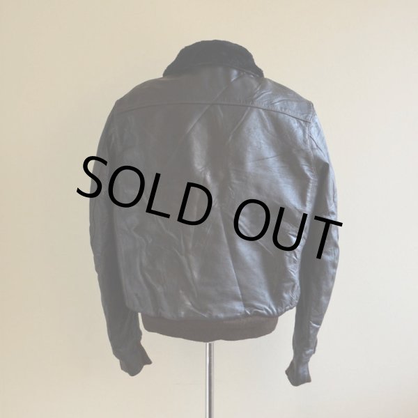 画像3: 1970s L.L.Bean G-1 STYLE レザージャケット  実寸L  (3)