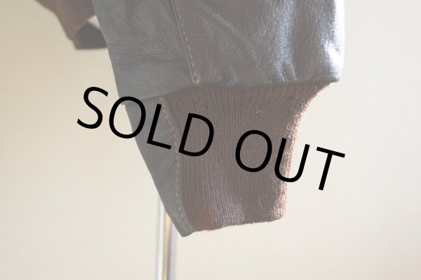 画像15: 1970s L.L.Bean G-1 STYLE レザージャケット  実寸L  (15)