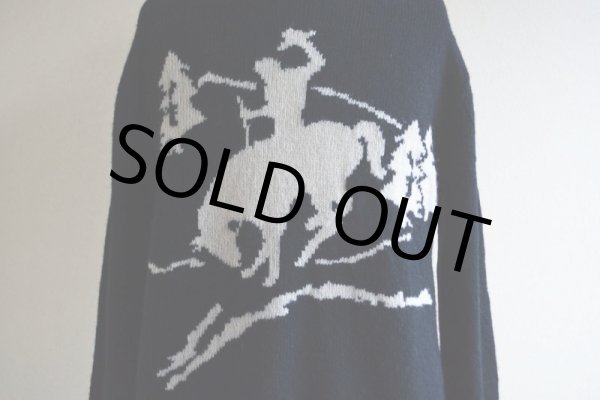 画像7: Polo RalphLauren ロデオ柄ウールセーター　 表記M  (7)