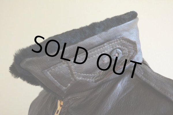 画像9: 1970s L.L.Bean G-1 STYLE レザージャケット  実寸L  (9)