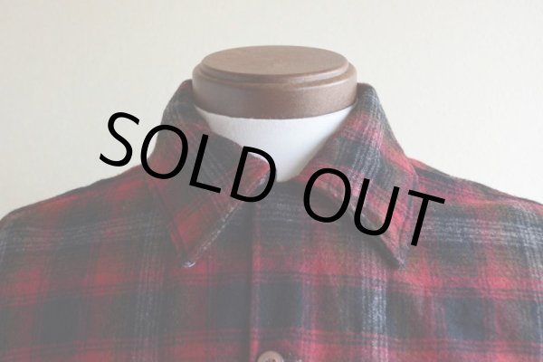 画像8: 1960s-70s SEARS ループカラーウールシャツ　 表記L  (8)