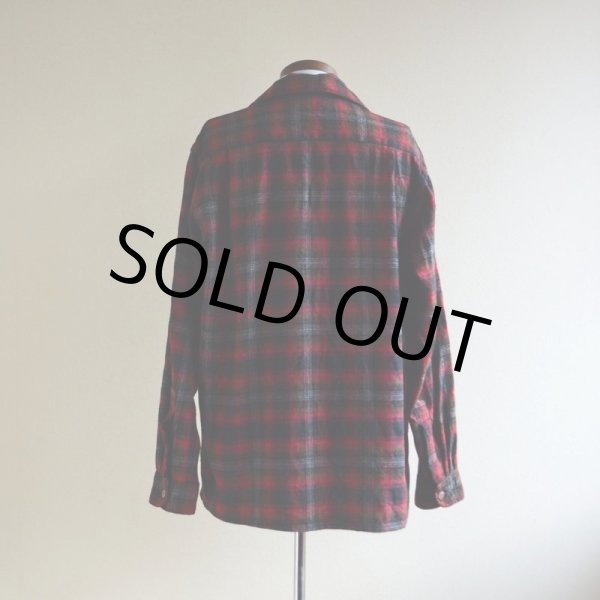 画像3: 1960s-70s SEARS ループカラーウールシャツ　 表記L  (3)