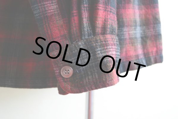 画像12: 1960s-70s SEARS ループカラーウールシャツ　 表記L  (12)