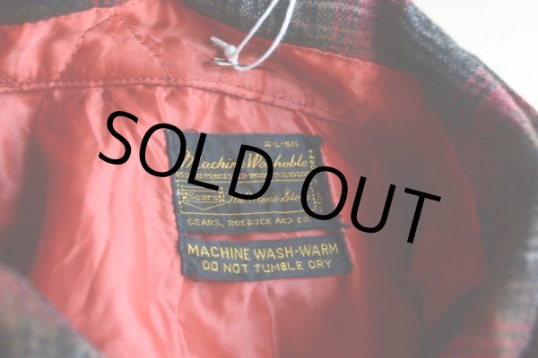 画像14: 1960s-70s SEARS ループカラーウールシャツ　 表記L  (14)