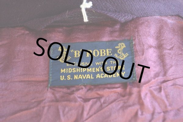 画像19: 1950s-60s US.NAVAL ACADEMY ウールガウン　 実寸SM  (19)