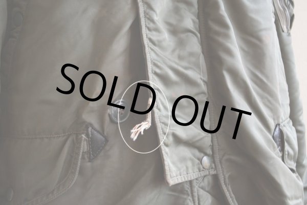 画像13: 1960s  USAF N-3Bフライトジャケット　 Fモデル〝AIR FORCEマーク〟　 表記MEDIUM  (13)