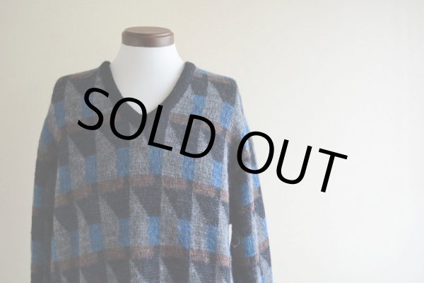 画像6: 1970s PENDLETON Vネックウールセーター  表記L  (6)
