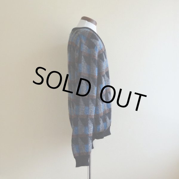 画像2: 1970s PENDLETON Vネックウールセーター  表記L  (2)