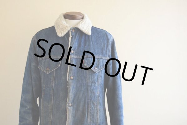 画像8: 1970s Levi's 71605デニムボアジャケット　 ロング丈　 表記38  (8)