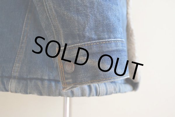 画像13: 1970s Levi's 71605デニムボアジャケット　 ロング丈　 表記38  (13)