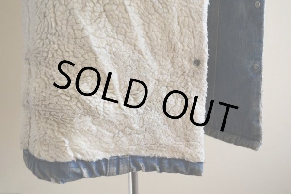 画像20: 1970s Levi's 71605デニムボアジャケット　 ロング丈　 表記38  (20)