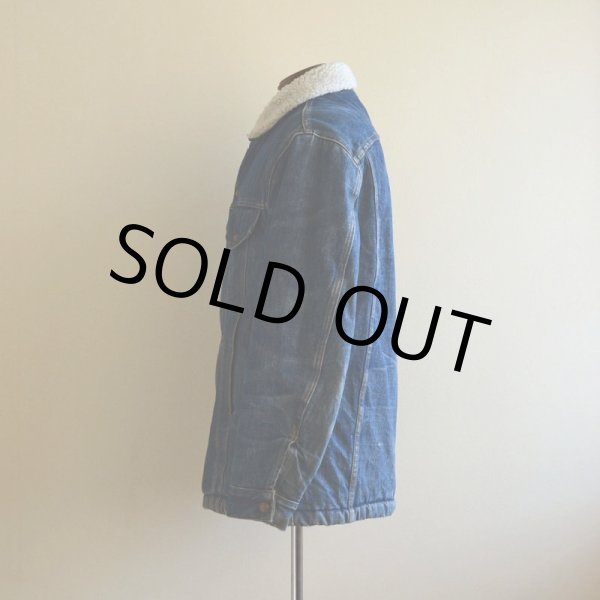 画像4: 1970s Levi's 71605デニムボアジャケット　 ロング丈　 表記38  (4)