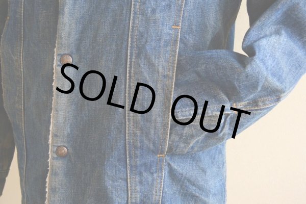 画像14: 1970s Levi's 71605デニムボアジャケット　 ロング丈　 表記38  (14)