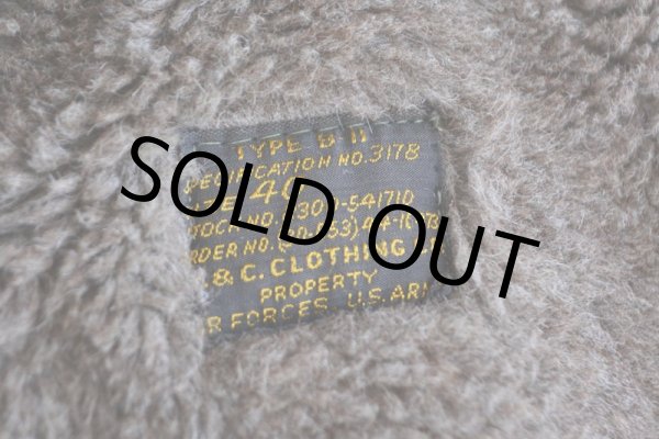 画像7: 1940s  US AAF TYPE B-11フライトジャケット  表記40  (7)