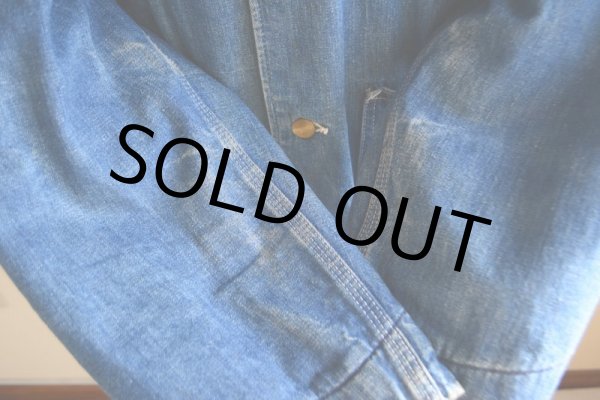 画像16: 1970s Carhartt デニムカバーオール  裏ブランケット付き  表記40L  (16)