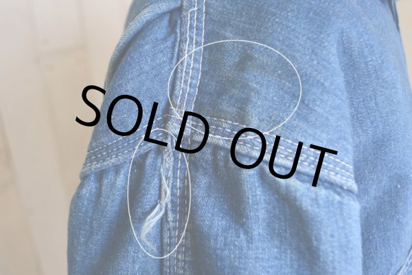 画像12: 1970s Carhartt デニムカバーオール  裏ブランケット付き  表記40L  (12)