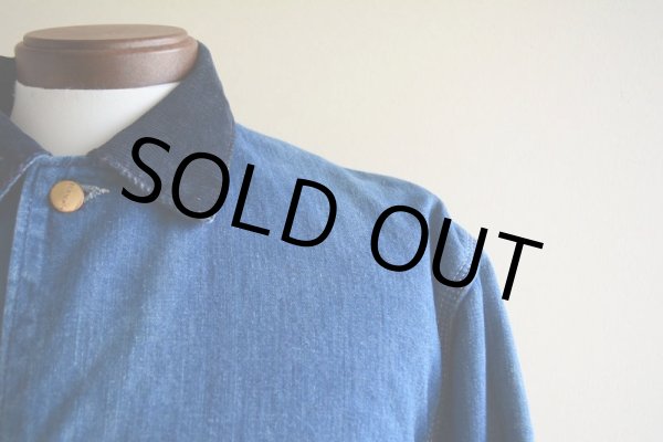 画像6: 1970s Carhartt デニムカバーオール  裏ブランケット付き  表記40L  (6)