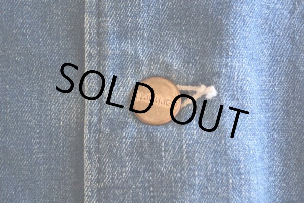 画像8: 1970s Carhartt デニムカバーオール  裏ブランケット付き  表記40L  (8)