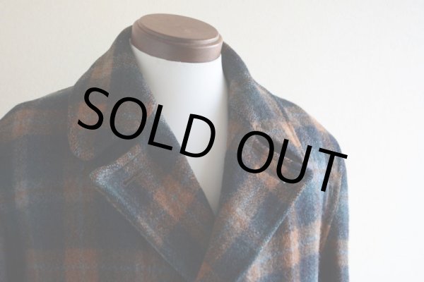 画像9: 1940s SPORTCLAD ダブルブレストウールコート  実寸L  (9)