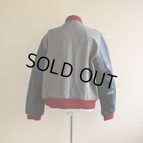 画像3: 1960s BUTWIN 袖レザースタジャン　 表記42  (3)