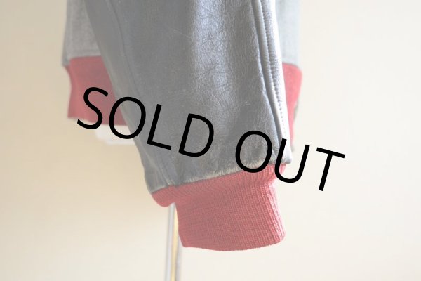 画像11: 1960s BUTWIN 袖レザースタジャン　 表記42  (11)