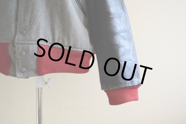 画像10: 1960s BUTWIN 袖レザースタジャン　 表記42  (10)